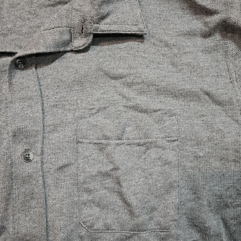 Travis Mathew Button-Down Shirt Gray Mens XXL Long Sleeve - Picture 2 of 11